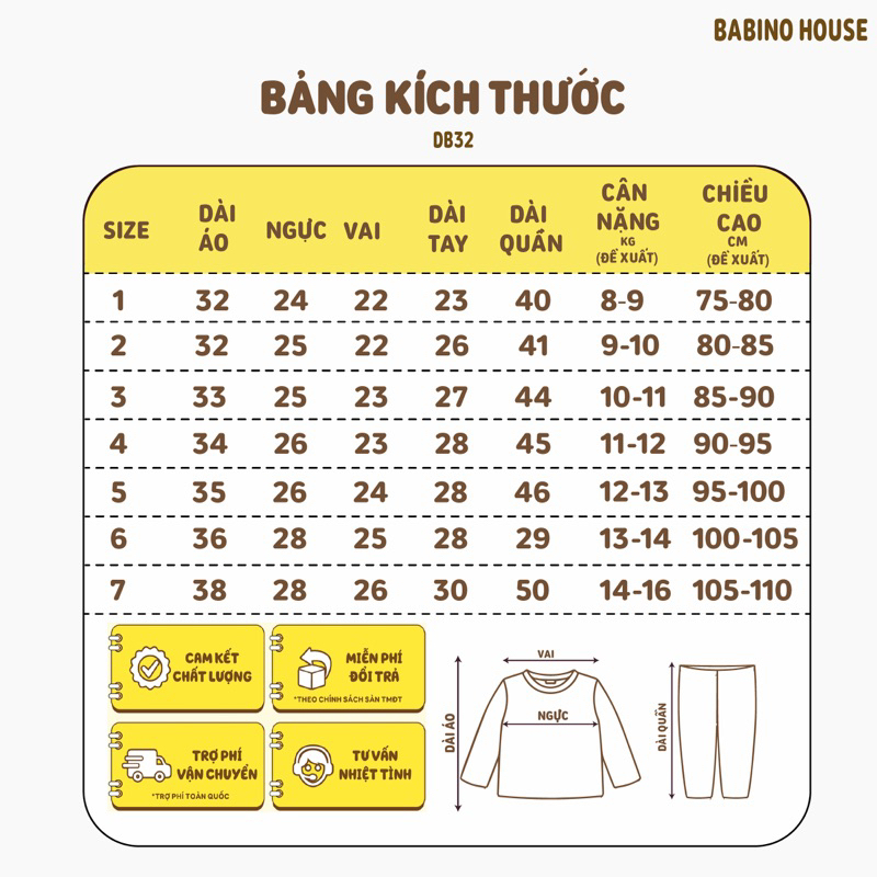 Bộ Dài Tay Bé Trai Bé Gái Chất Vải Tăm Cotton Lạnh Cúc Ngực 5 Nút | Áo Quần Bé Trai, Bé Gái Thu Đông 8kg-18kg