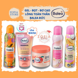 [Che tên] Bọt cạo lông Balea Đức toàn thân và bikini dành cho nữ