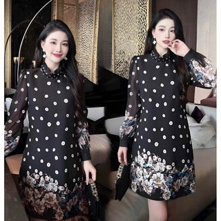 (HÀNG NHẬP - CAO CẤP ) VÁY ĐẦM  SUÔNG CHỮ A CHE MỌI KHUYẾT ĐIỂM THANH LỊCH ( CC3602923)