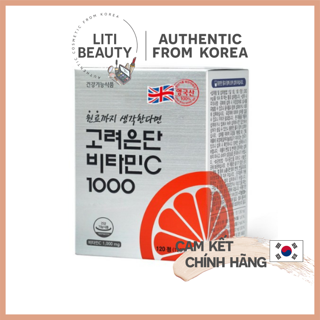 Viên uống Vitamin C 1000 Hàn Quốc Eundan số 1 Hàn Quốc 120g