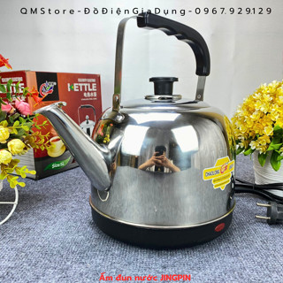 Ấm điện đun nước KETTLE Size 5 Lít Chính Hãng  Ấm siêu tốc KETTLE tự động ngắt điện chất liệu Inox 304 không rỉ QM Store