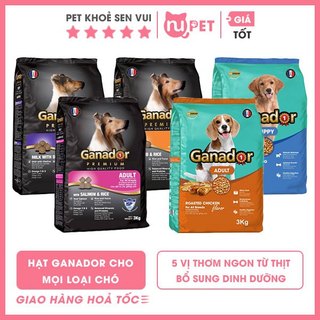 Thức ăn hạt dành cho tất cả các giống chó Ganador 3kg