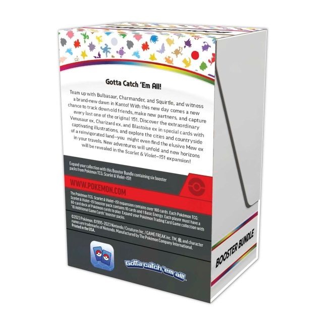 Hộp 6 gói thẻ bài Pokemon TCG: Scarlet&Violet 151-Booster Bundle
