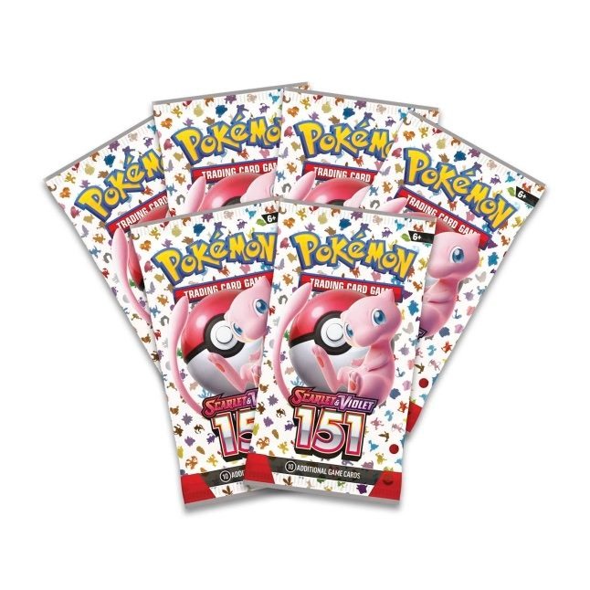 Hộp 6 gói thẻ bài Pokemon TCG: Scarlet&Violet 151-Booster Bundle