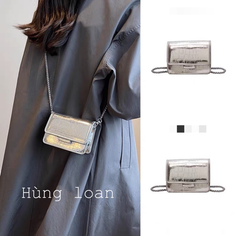 Túi xách nữ, túi đeo chéo ,túi đeo vai hoạ tiết dây xích đặc thời trang phong cách hàn quốc làm túi đi chơi túi đi tiệc