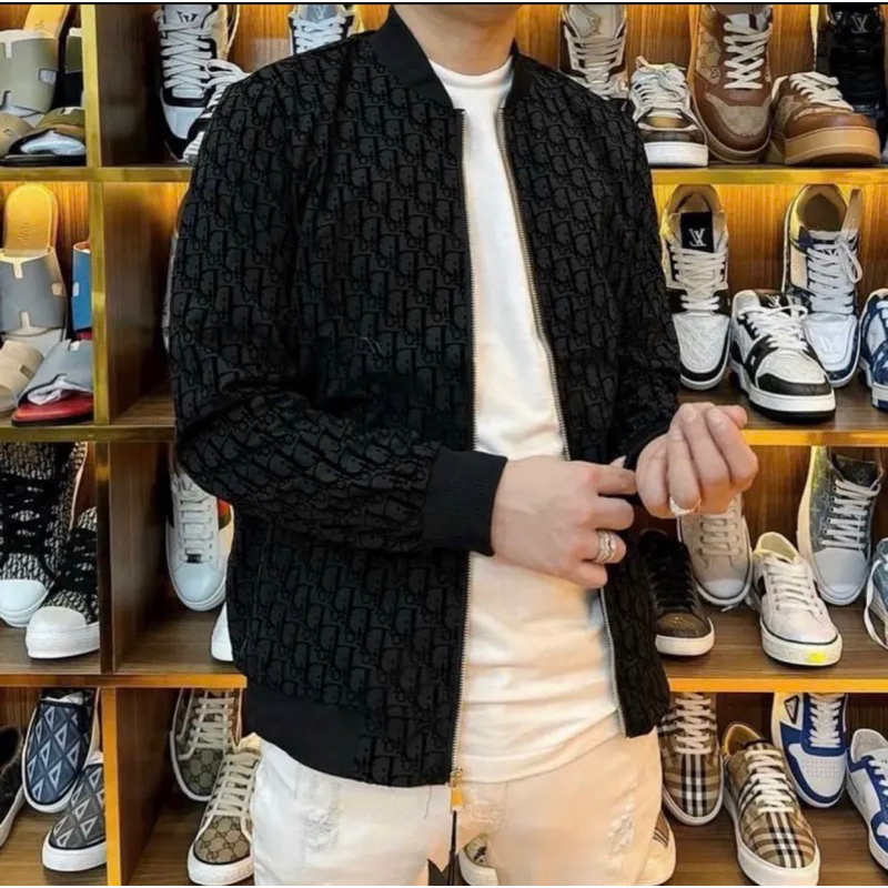 Áo Khoác Bomber Dior Lót Lông Hàng Quảng Châu