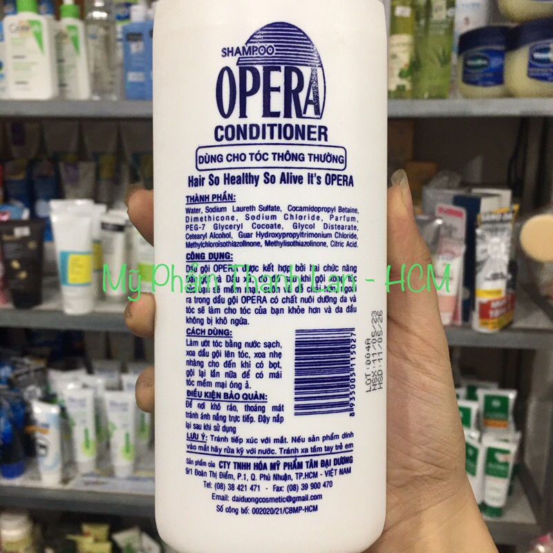 Dầu Gội xả 2in1 OPERA  500ml