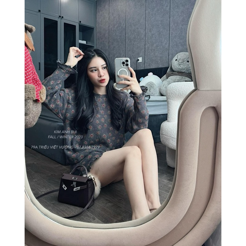 Set Len Tăm Hoa Nhí Full 3 Màu Hàng QC