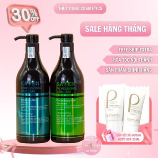 Cặp dầu gội xả kafen hoàn hình 800ml phục hồi tóc hư tổn, tóc nát, tóc yếu