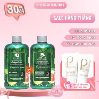 Dầu gội xả phục hồi chống rụng, kích mọc tóc tinh chất bưởi AILISE Grapefruit 850ML