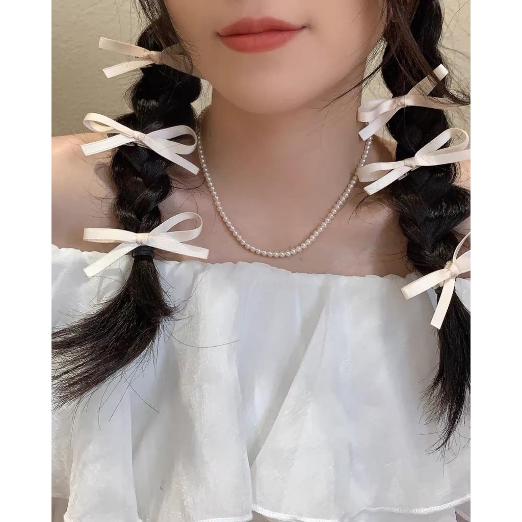 Kẹp nơ ribbon nhỏ