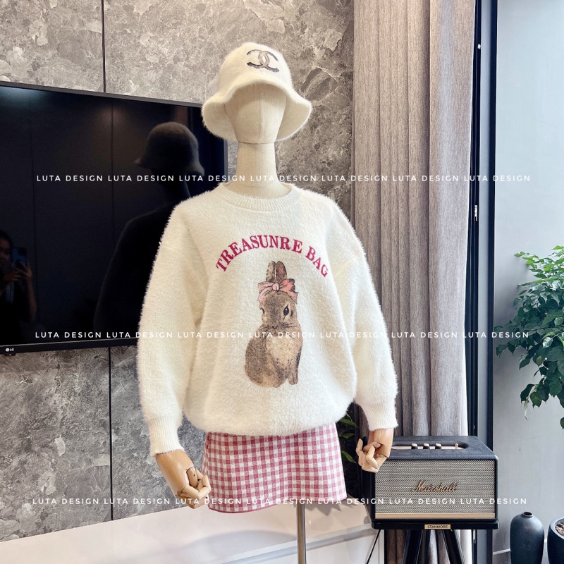 Áo Len Thỏ Hồng QCCC