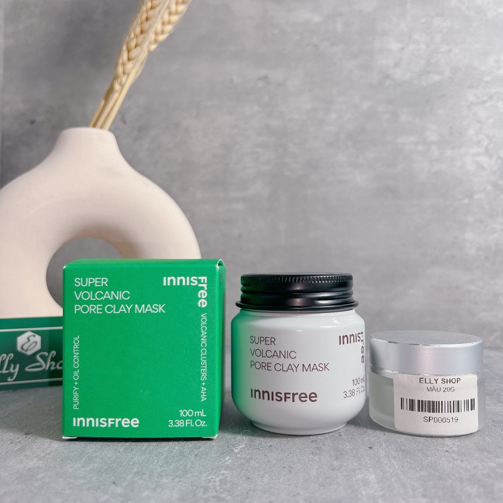 Mặt nạ đất sét Innisfree Super Volcanic Pore Clay Mask 2X 100ml