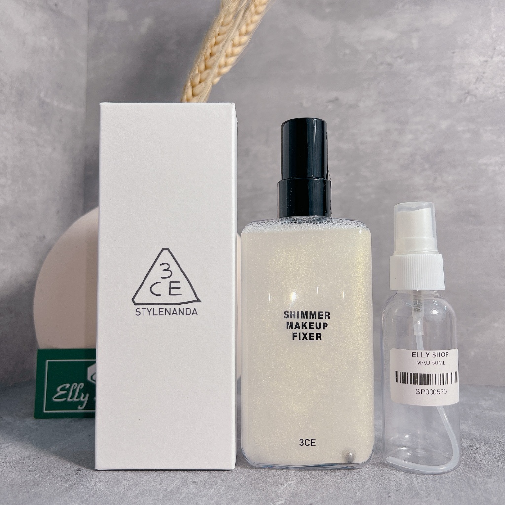 Xịt khoáng khóa nền 3CE Stylenana Makeup Fixer Mist 95ml