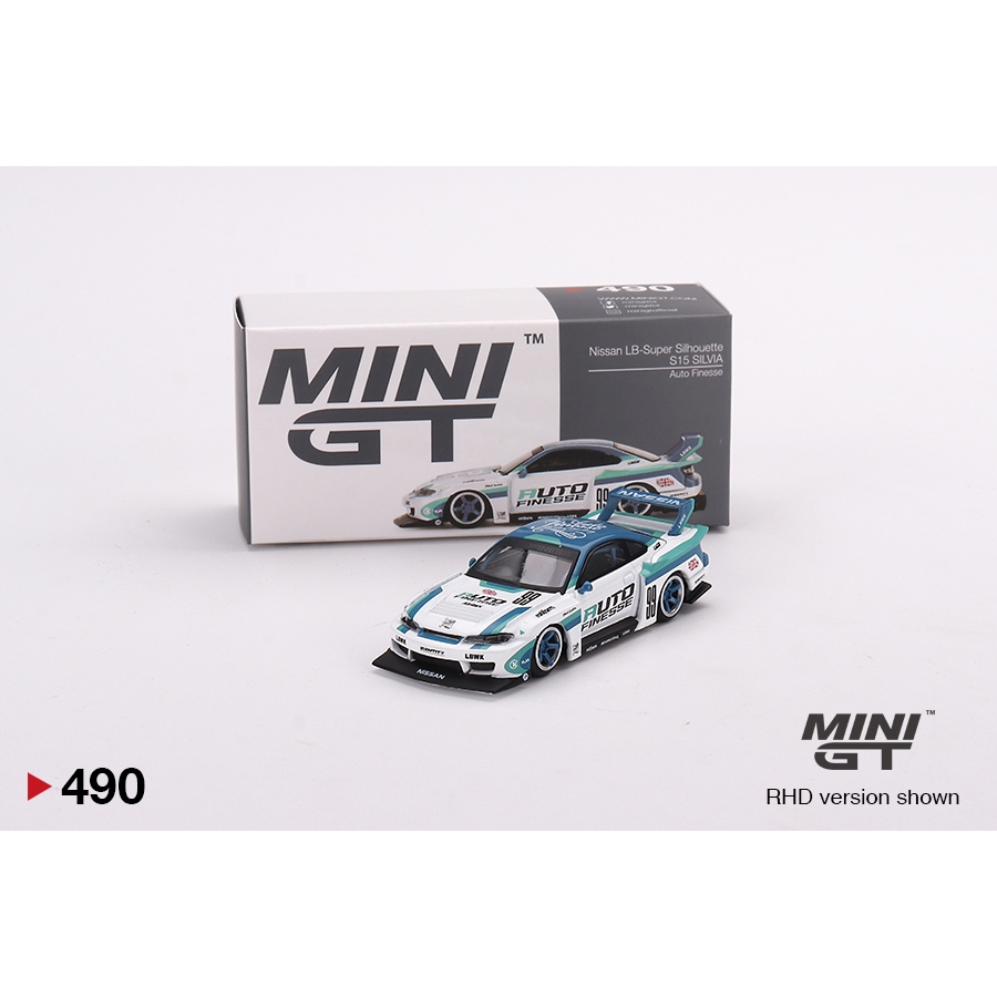 Ducstore.vn Xe mô hình MiniGT #490 - Nissan LB-Super Silhouette S15 SILVIA Auto Finesse