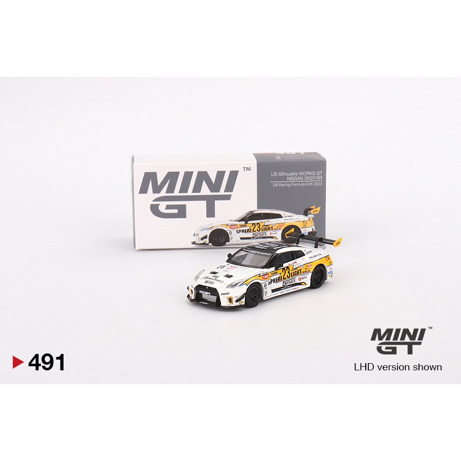 ducstore.vn Xe mô hình MiniGT #491 - Nissan LB-Silhouette WORKS GT 35GT-RR Ver.2 LB Racing Formula Drift 2022