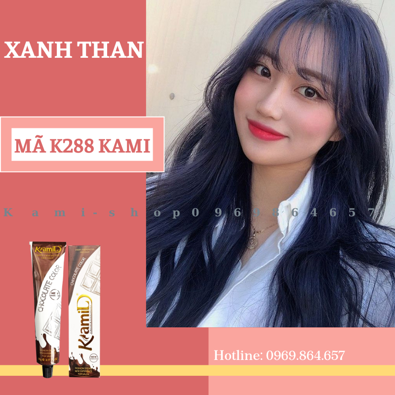 Thuốc nhuộm tóc XANH THAN, XANH ĐEN, XANH DƯƠNG ĐEN chính hãng
