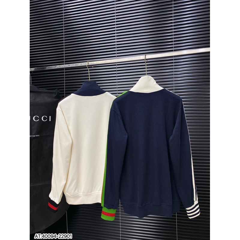 Áo Khoác Nỉ Thêu Logo Adidas x Gucci ,áo nỉ thể thao Thời Trang Nam Nữ