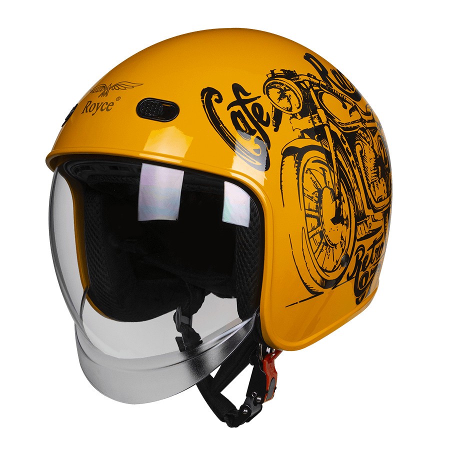 Mũ bảo hiểm trùm đầu - Kính âm cao cấp - Royal - Royce XH26 - Hàng chính hãng - Bảo  hành 12 tháng