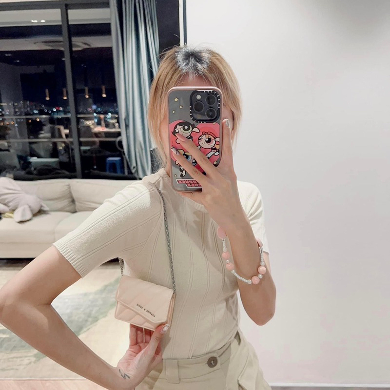 Ví CNK Asymmetric Flap Panelled