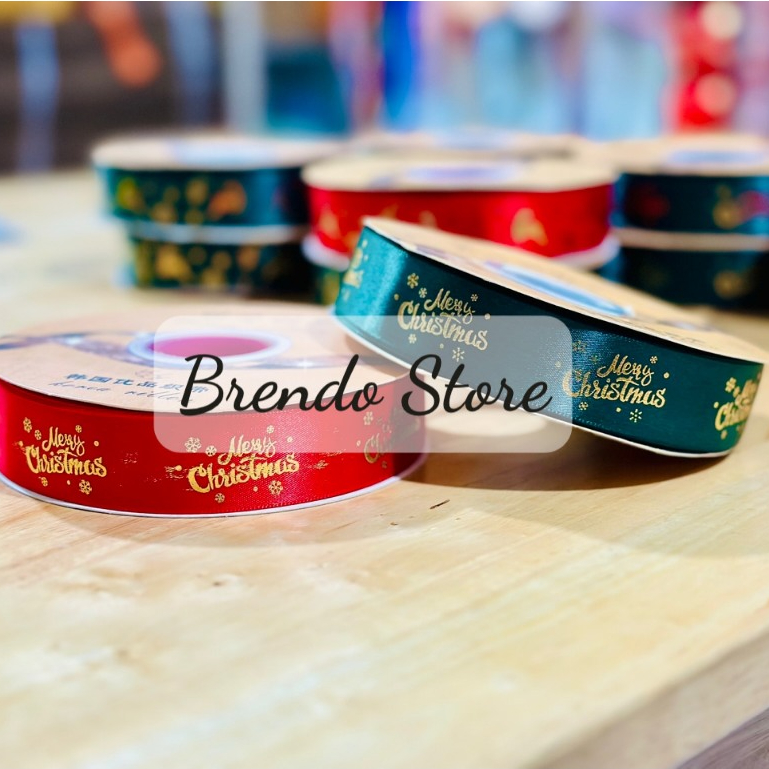 Ruy băng Noel, giáng sinh, Tết, chúc mừng năm mới, HPNY đẹp xuất chúng - Brendo Store