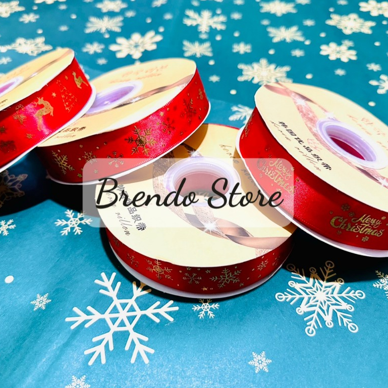 Ruy băng Noel, giáng sinh, Tết, chúc mừng năm mới, HPNY đẹp xuất chúng - Brendo Store