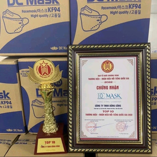 Thùng 200 chiếc Khẩu Trang kf94 Dũng Công