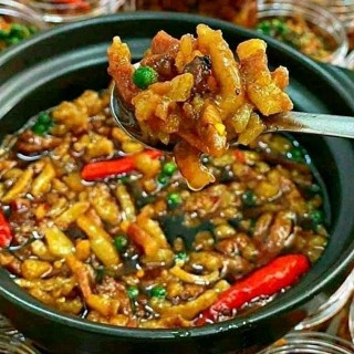 400g Kho Quẹt Tóp Mỡ Cay Cay - Thịt Tóp Mỡ