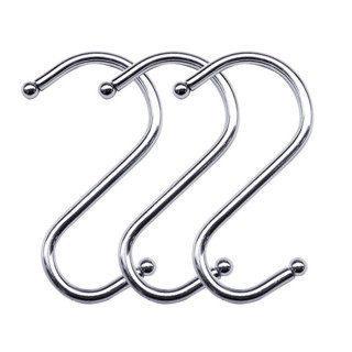 🍉 COMBO 4 Móc 1 Móc Chữ S (Loại Cao Cấp Có Đầu Tròn) Treo Đồ Siêu Chắc - Treo Hàng Hóa Inox Loại1.