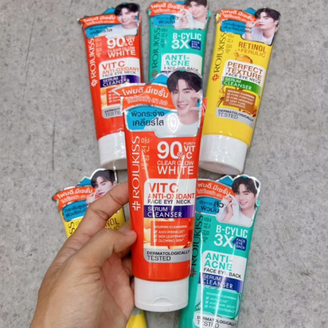 Sữa Rửa Mặt Rojukiss ZeePruk Ngừa Mụn Sáng Da Hàng Thái 70gr