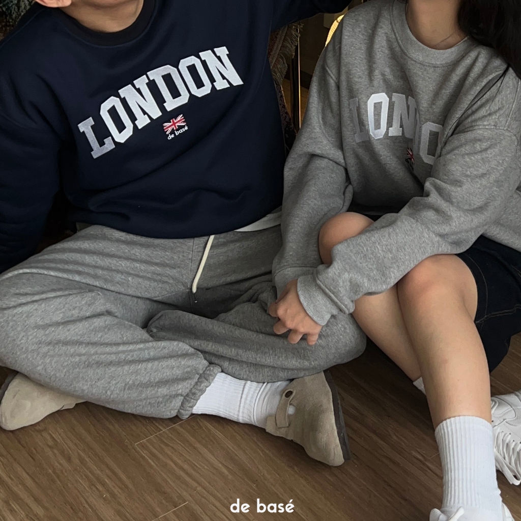 LONDON Sweater - Áo Nỉ Bông 360gsm - De Basé - Oversize