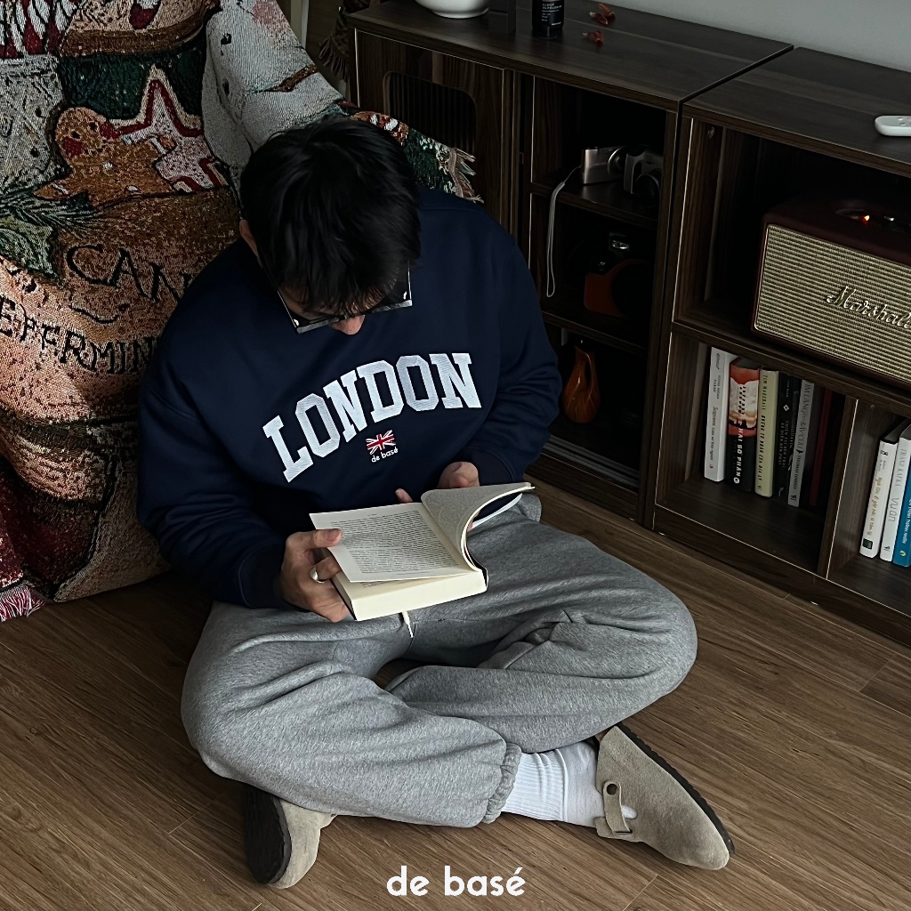 LONDON Sweater - Áo Nỉ Bông 360gsm - De Basé - Oversize