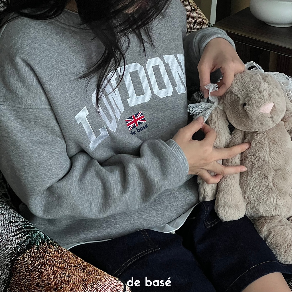 LONDON Sweater - Áo Nỉ Bông 360gsm - De Basé - Oversize