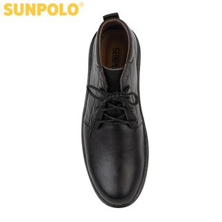 Giày boot nam da bò SUNPOLO Chunky Boots BOOT05