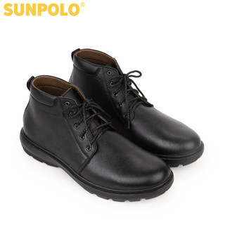 Giày boot nam da bò SUNPOLO Chunky Boots BOOT05
