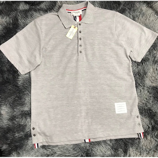 Áo thun polo Thom brown viền  lưng