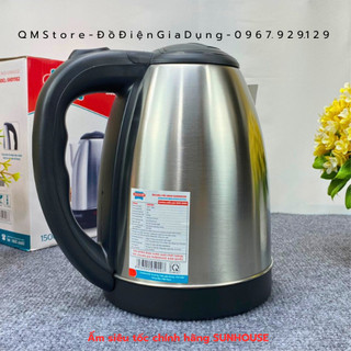 Ấm siêu tốc inox sunhouse shd1182 chính hãng , bình đun siêu tốc sunhouse đun siêu nhanh qm store
