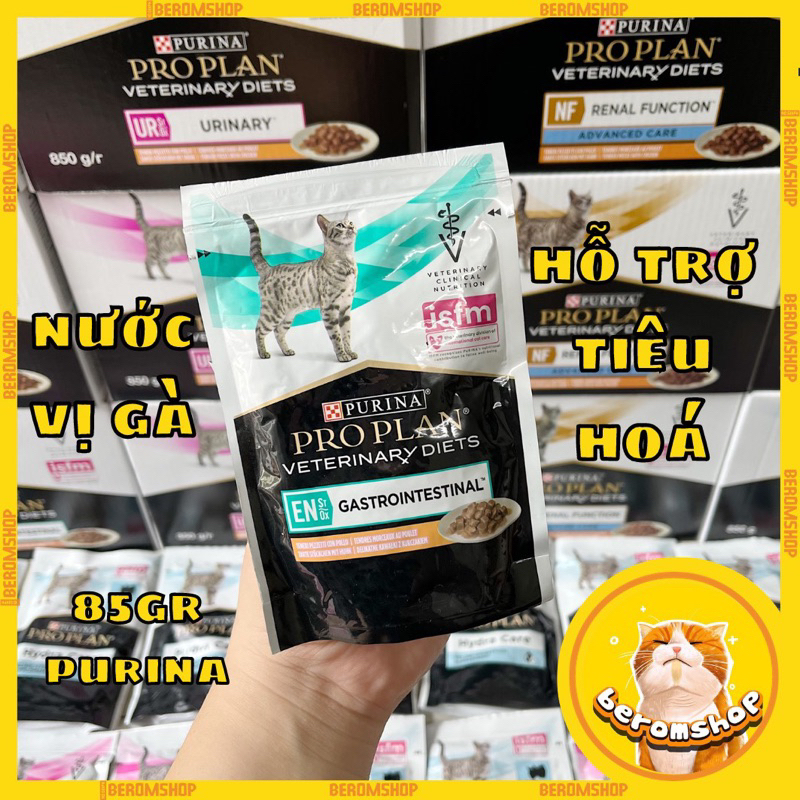PATE CHO MÈO HỖ TRỢ BỆNH TIÊU HOÁ CHO MÈO PURINA PRO PLAN GASTROINTESTINAL 85G NHẬP ĐỨC GIÁ CỰC RẺ