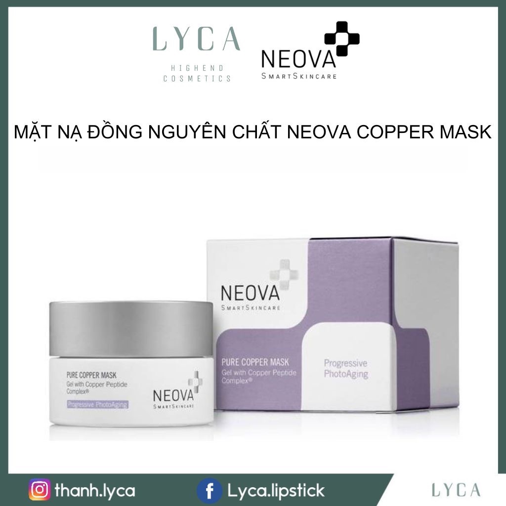 [LYCA] NEOVA Mặt Nạ Neova Pure Copper Mask Copper Peptide Complex