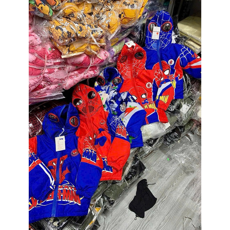 Áo Khoác Siêu Nhân Trùm kín đầu có mắt kính hàng lót lông dày ấm