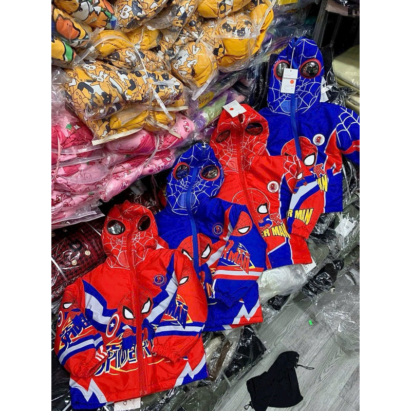 Áo Khoác Siêu Nhân Trùm kín đầu có mắt kính hàng lót lông dày ấm