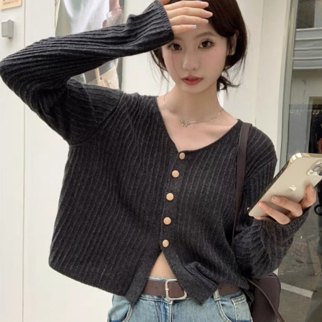 ÁO LEN MỎNG TAY DÀI BASIC PHONG CÁCH HÀN QUỐC