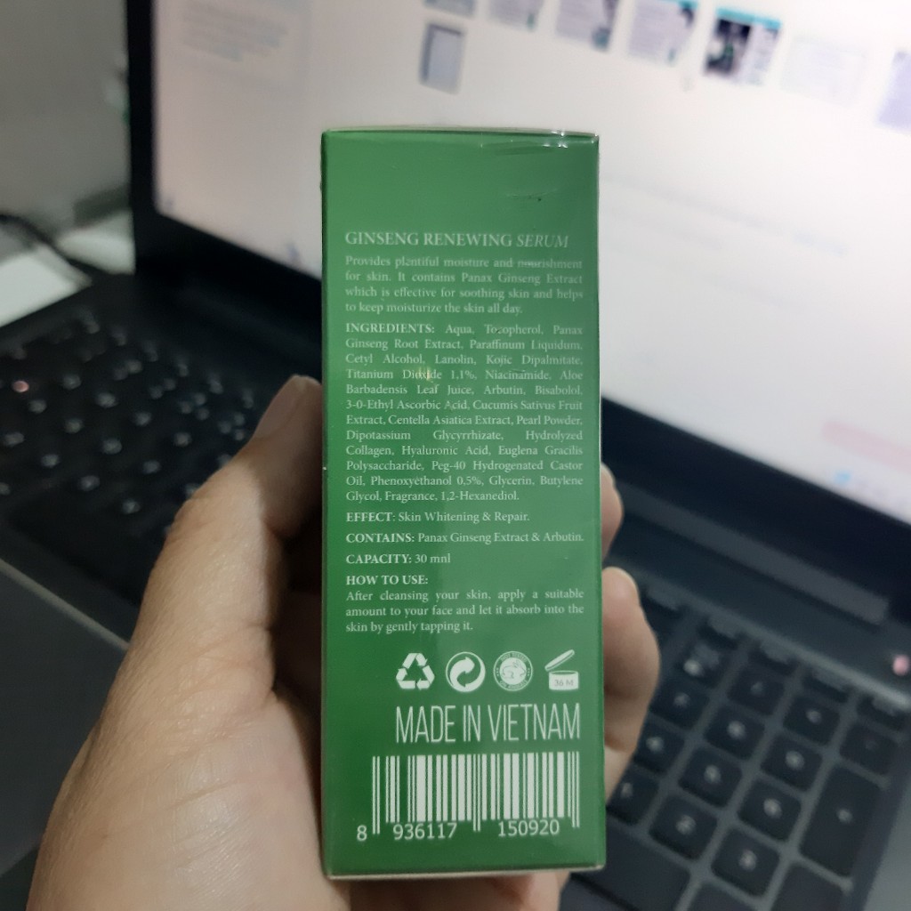 Serum Tái Tạo Da Sâm Cau rừng MQ SKIN 30ml