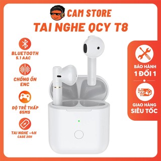  Tai Nghe Bluetooth QCY T8 - Chất Âm Tốt Game Mode 65ms Kháng Nước IPX4 