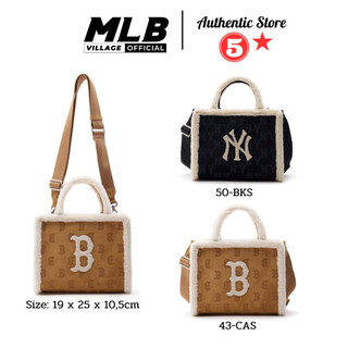 Túi mlb chính hãng - túi tote mlb classic monogram mustang 3aors1036