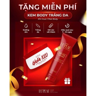  peel da body,peel nách tặng hủ kem 145g Le'peau 