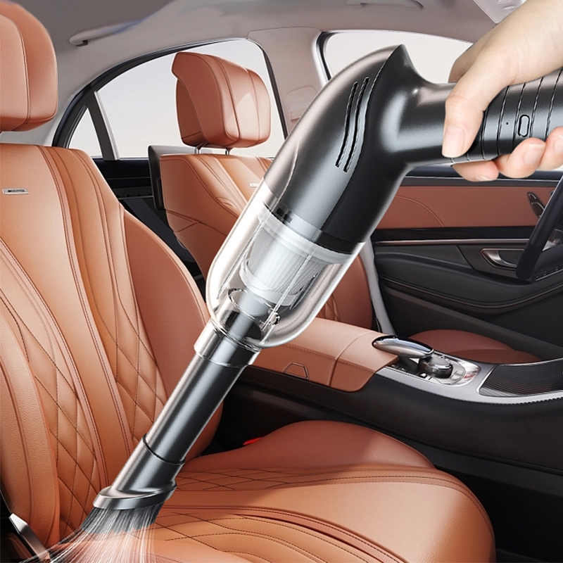 Máy hút bụi cầm tay Mini không dây USB sạc siêu mạnh hút 25000Pa 120w điện