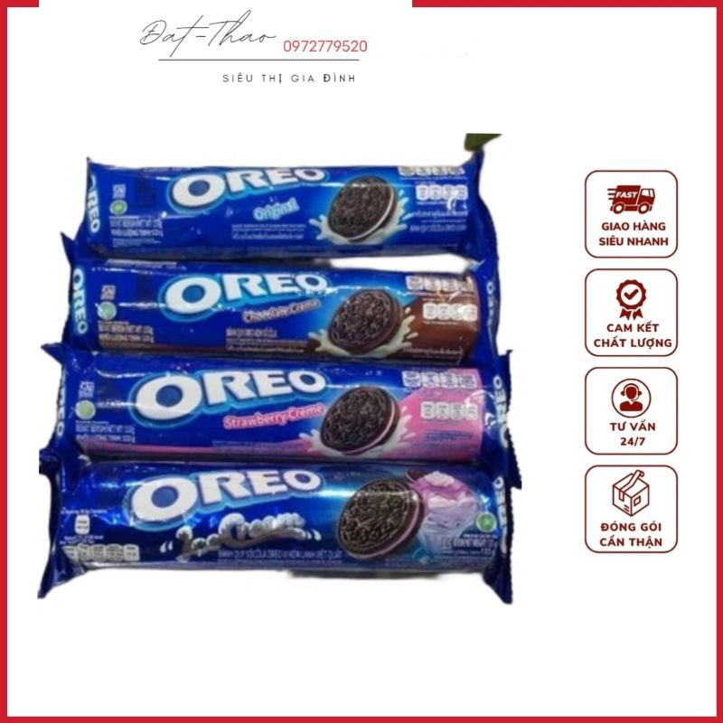 Bánh Thỏi OREO Quy Kem 119,6g