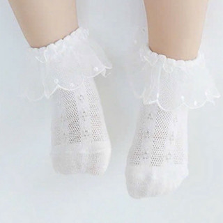  Tất cổ cao ren bèo công chúa cho bé yêu 