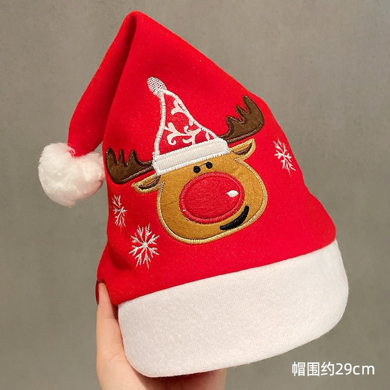 Nón Vải Noel Hàng Đẹp Mẫu Ông Già Noel, Người Tuyết, Tuần Lộc Siêu Xinh